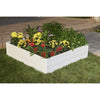 NuVue 11.5 in. H X 44.5 in. W Vinyl Raised Garden Bed White