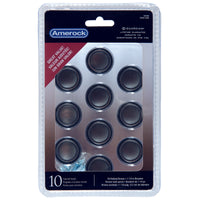 Amerock  Allison  Round  Cabinet Knob  1-1/4 in. Dia. 7/8 in. Oil Rubbed Bronze  10 pk