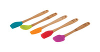 Core Kitchen Assorted Bamboo/Silicone Mini Utensil Set (Pack of 6)