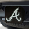 MLB - Atlanta Braves Black Metal Hitch Cover