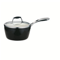 Ceramica Deluxe 3 Qt Ceramic Covered Sauce Pan - Black