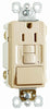 Pass & Seymour  15 amps 125 volt Ivory  GFCI Outlet  5-15R  1 pk