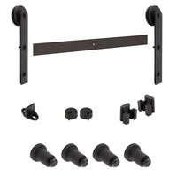 National Hardware 72 in. L Steel Door Hardware Kit