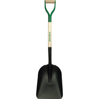 Razor-Back Steel blade Wood Handle 11 in.   W X 41 in.   L General Purpose Scoop Shovel