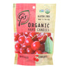 Go Organic Hard Candy - Cherry - 3.5 oz - Case of 6