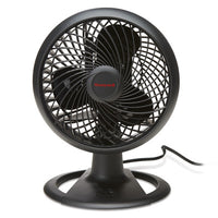 Honeywell Black 3-Speed 3.8 CFM Wall Mount Oscillating Table Fan 8 Dia. x 13.7 H in.