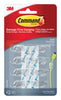 Command Small Plastic Cord Clips 3/4 in. L 8 pk (Pack of 4)