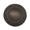 Amerock  Sterling Traditions  Round  Cabinet Knob  1-1/4 in. Dia. 7/8 in. Oil Rubbed Bronze  1 pk