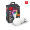 Globe A19 E26 (Medium) Smart WiFi LED Bulb Color Changing 60 Watt Equivalence 1 pk