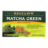 Bigelow Tea - Tea Matcha Green Tumeric - Case of 6 - 18 BAG