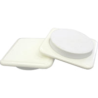 Shepherd Hardware White Polyethylene Slide Glides 4 pk