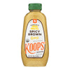 Koops' Organic Mustard: Spicy Brown Gluten Free - Case of 12 - 12 oz