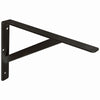 Knape & Vogt 208 Series Black Steel Super Duty Bracket 20 in. L 1200 lb