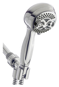 Twin Turbo , Showerhead, Hand-Held, 6 Settings, Chrome