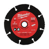 Milwaukee  3 in. Dia. x 3/8 in.  Carbide  Abrasive Cut-Off Blade  1 pc.