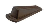 Shepherd 1.5 in. H x 2.125 in. W x 4.75 in. L Rubber Brown Wedge Door Stop Mounts to floor (Pack of 6)