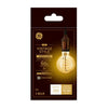 GE G25 E26 (Medium) Filament LED Bulb Amber Warm White 60 Watt Equivalence 1 pk