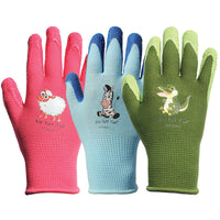 Bellingham Glove KT440ACXS Kid Tuff-Tooâ„¢ Natural Rubber Palm Gloves Assorted Colors