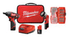 Milwaukee 12 V 1/4 in.   Brushed Cordless Drill Kit (Battery & Charger)