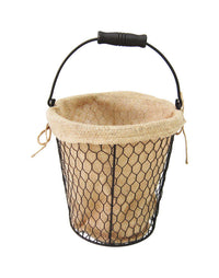 Celebrations  Harvest Chicken Wire Basket with Handles  Fall Decoration  12-1/4 in. H x 7-3/4 in. W 1 pk (Pack of 6)