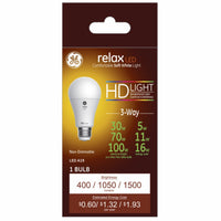 Ge Lighting 46226 5/9/16 Watt 3-Way E26 A21 Frosted Soft White Led Non-Dimmable Relax Hd Light Bulb