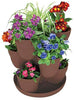 Bloomers Stackable Flower Tower Planter – Brown