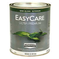 Ultra Premium Exterior Latex Paint, Semi-Gloss White, 1-Qt. (Pack of 4)