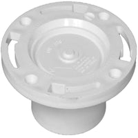 Charlotte Pipe Schedule 40 4 in. Hub  T X 4 in. D Hub  PVC Closet Flange (Pack of 25)