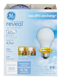 Bulb Hal Rev 43W Sw 2Pk (Case Of 6)