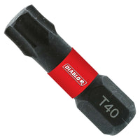 Diablo Torx #40 X 1 in. L Driver Bit Black Oxide 2 pk