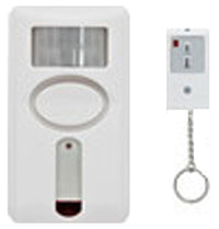 Motion Sensor Security Alarm, Keychain Remote