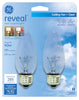 GE Reveal 40 W B13 Decorative Incandescent Bulb E26 (Medium) Soft White 2 pk (Pack of 6)