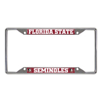 Florida State University Metal License Plate Frame