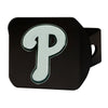 MLB - Philadelphia Phillies Black Metal Hitch Cover