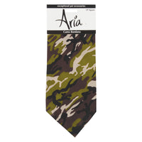 Aria Green Camo Bandana