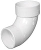 Genova Products PVC003020800HA 1-1/2 Sch. 40 Pvc-Dwv 90 Sanitary Elbows