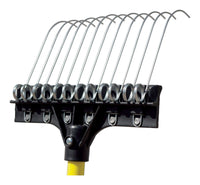 Groundskeeper II 65 in. L x 9 in. W Steel Shrub Rake Fiberglass (Pack of 6)