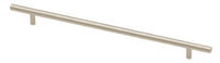 Cabinet Pull, Flat End Bar, Stainless Steel, 11-5/16-In.