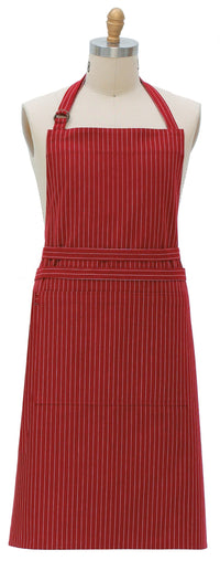 Kay Dee F9002 Claret Pin Striped Apron