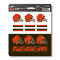 NFL - Cleveland Browns 12 Count Mini Decal Sticker Pack