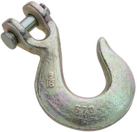 Clevis Slip Hook, Yellow Chromate, 5/16-In.