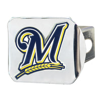 MLB - Milwaukee Brewers Hitch Cover - 3D Color Emblem