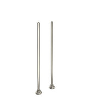 Brushed Nickel Floor Mount Tub Filler Riser