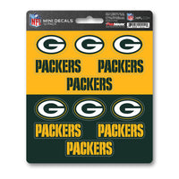 NFL - Green Bay Packers 12 Count Mini Decal Sticker Pack