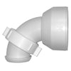 Keeney Insta-Plumb 1-1/2 in. D Plastic 90 Degree Elbow