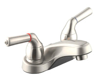 Home Plus Chrome Centerset Bathroom Sink Faucet 4 in.