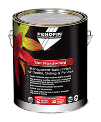 Penofin TSF Hardwood Transparent Satin IPE Water-Based Wood Stain 1 gal. (Pack of 4)