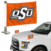 Oklahoma State University Ambassador Car Flags - 2 Pack