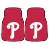 MLB - Philadelphia Phillies Carpet Car Mat Set - 2 Pieces