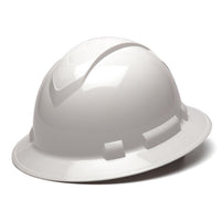 Ridgeline Hard Hat, Full Brim, White